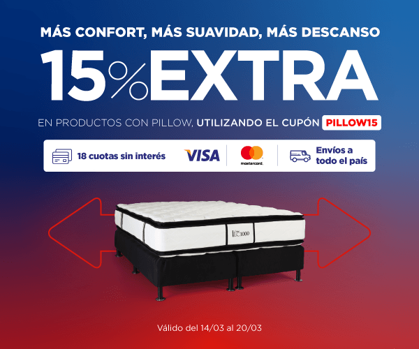 15%EXTRA OFF EN PILLOW